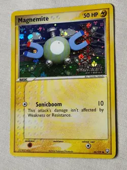 NM Magnemite Reverse Holo #66 Team Rocket Returns Pokemon TCG - Image 3