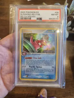 2005 Pokemon Ex Delta Species Slowking Reverse Foil Psa 8 New Cert NM - Image 1