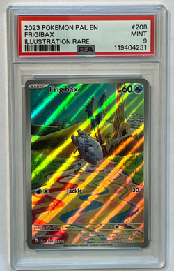 2023 Pokemon Pal En Frigibax Illustration Rare PSA Mint 9 #208/193 - Image 1