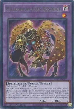 1x Millennium-Eyes Restrict - 1st Edition NM Eng YuGiOh - Justice Hunters - Image 1