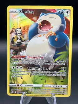 Pokemon TCG 2022 Lost Origin Snorlax #TG10/TG30 - Image 1