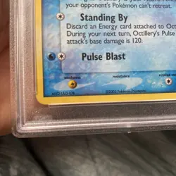 2005 Pokemon EX Unseen Forces Octillery Holo #10/115 PSA 8 - Image 5