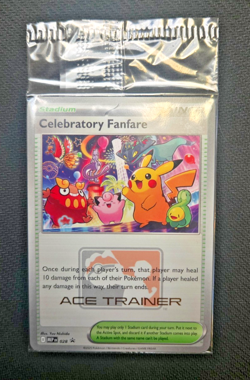 Pokemon Celebratory Fanfare 028 Ace Trainer 2025 Sealed - Image 1