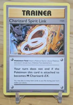 Pokemon TCG CHARIZARD SPIRIT LINK 75/108 XY Evolutions Trainer Item - NM/LP - Image 1