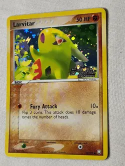 NM Larvitar Reverse Holo #62 Team Rocket Returns Pokemon TCG - Image 3