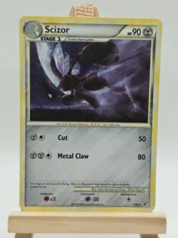 Scizor 7/90 Holo Rare HGSS Undaunted 2010 Pokemon TCG - Image 1
