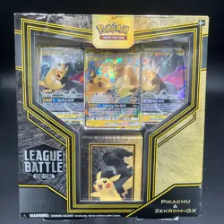Pokemon League Battle Decks (Pikachu & Zekrom GX) Sealed Box - Image 1