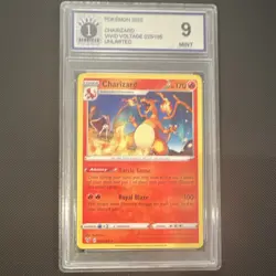 Pokemon Charizard Vivid Voltage 25/185 English Player 1 Services ‘9’ - Image 1