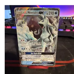 The Pokemon Company Alolan Ninetales GX Holo Ultra Rare Sm-Guardians Rising 22/… - Image 1