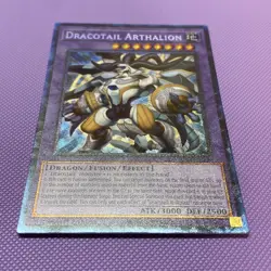 Yugioh Dracotail Arthalion JUSH-EN006 Collector's Rare 1st Edition NM - Image 2