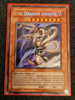 Yu-Gi-Oh! Evil Dragon Ananta PP02-EN017 Unlimited Secret Rare NM - Image 1