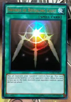 Yugioh Swords Of Revealing Light YGLD Ultra Rare Unlimited NM - Image 1