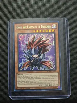 Yu-Gi-Oh! Gorz the Emissary of Darkness Secret Rare 1st Edition BLMM-EN005 - Image 1
