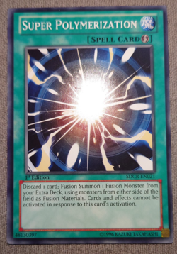 Yu-Gi-Oh! Super Polymerization Sdcr-En021 Cyber Dragon Revolution 1st Edition - Image 1