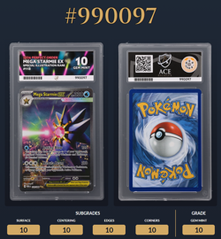 Mega Starmie ex 118/088 - Pokemon TCG - Perfect Order - ACE 10 Perfect Subs - Image 3