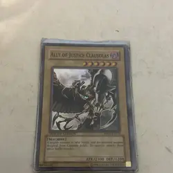 Yugioh Ally of Justice Clausolas HA01-EN014 Limited Edition Super Rare - Image 1