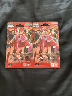 2x One Piece Card Game EB-03 Extra Booster Memorial Collection Blister Packs NEW - Image 2