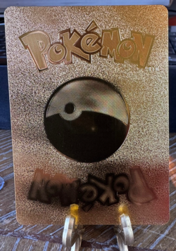 Pokemon Charizard & Braixen GX TAG TEAM Gold Metal Card 270 HP Fire - Image 2