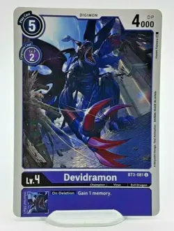 Digimon Card - Devidramon BT3-081 - NM/M - Image 1