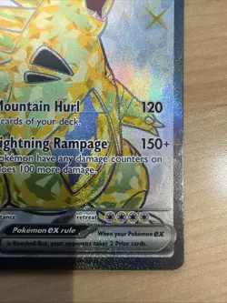 Pokemon TCG Obsidian Flames Tyranitar EX Full Art Ultra Rare Holo Card 211/197 - Image 5