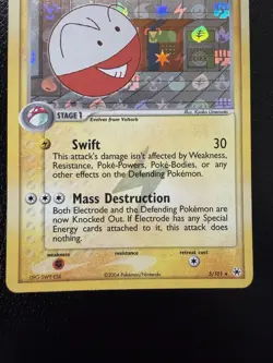 Electrode 5/101 Reverse Holo Rare Hidden Legends Pokemon Card LP - Image 3
