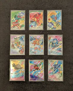 First Partner Illustration Collection Full Set of 9 Cards - Mint Pack Fresh - Image 1