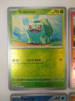 Pokemon 151 Reverse Holos - Bulbasaur Charmander Squirtle Pikachu - Exact Cards! - Image 2