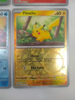 Pokemon 151 Reverse Holos - Bulbasaur Charmander Squirtle Pikachu - Exact Cards! - Image 5