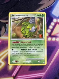 BURMY 78/132 Countdown Calendar Promo Snowflake Stamp Pokemon Card LP/MP - Image 1