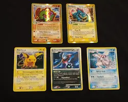 Pokemon Vintage Lot Of 5 Cards All Holographics LP - Image 1