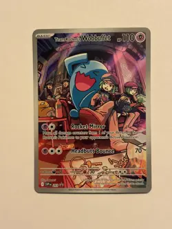 Pokemon TCG Team Rocket's Wobbuffet 203 Sv: Scarlet & Violet Promo Cards Holo NM - Image 1