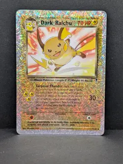 Dark Raichu Legendary Reverse Holo 7/110 Rare WOTC Pokemon TCG Card Firework MP+ - Image 1