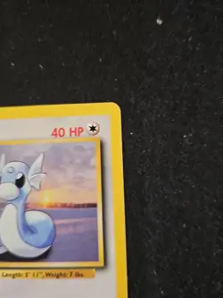 Pokemon Dratini Card 026/102 Regular Base Set LP Uncommon - Image 3