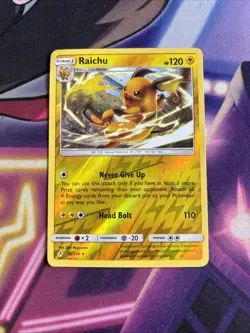 Raichu 55/214 - Unbroken Bonds - Reverse Holo - Rare - Pokemon Card - LP - Image 1