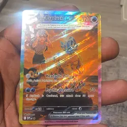 Pokemon TCG Sarus' Psyduck ex SVP 0 Holo Tera Basic Card Nintendo 2023 - Image 1