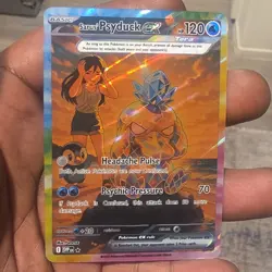 Pokemon TCG Sarus' Psyduck ex SVP 0 Holo Tera Basic Card Nintendo 2023 - Image 2