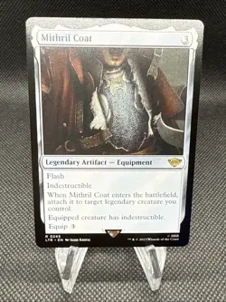 Mtg Mithril Coat NM/M #245 LTR Regular Equipment Artifact Card Rare - Image 1