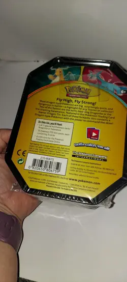 Pokemon TCG Salamence Dragons Tin w/ 10 Mini 3-Card Booster Packs - NEW/SEALED - Image 2