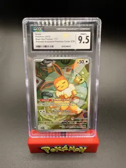 Eevee 173 Pokemon Center Exclusive Sv: Scarlet & Violet Promo Cards Holo CGC 9.5 - Image 1