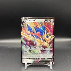 Zacian V 095/159 SWSH Crown Zenith Holo Ultra Rare Pokemon TCG Card NM/M - Image 2