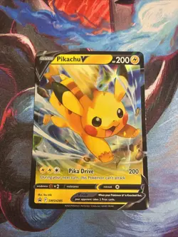 Pikachu V SWSH285 SWSH: Sword & Shield Promo Cards Holo - Image 1