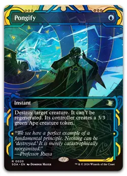 Pongify #20 (Foil) (NM) Secrets of Strixhaven: Mystical Archive SOA Magic MTG - Image 1