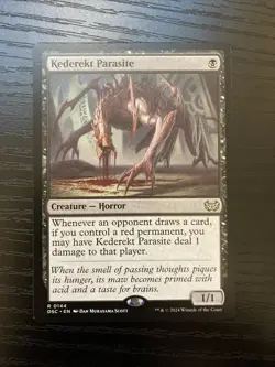 Kederekt Parasite 0144 Commander Duskmourn Rare MTG DSC EN NM - Image 1