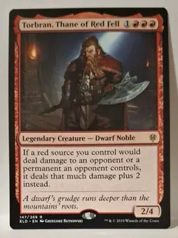 MTG Torbran, Thane of Red Fell x1 Throne of Eldraine Regular NM/PFresh! - Image 1