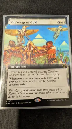 On Wings of Gold, Borderless, Aetherdrift Commander, Pack Fresh - Image 1