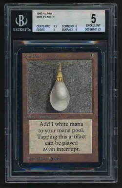 ***BGS 5 Alpha Mox Pearl** MTG Alpha Magic Kid Icarus - Image 1
