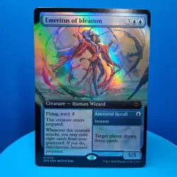 Emeritus of Ideation (Extended Art) Secrets of Strixhaven Foil - Image 1