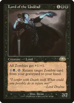 Lord of the Undead Planeshift HP MTG - Image 1