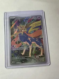 Pokemon Zacian 100/094 Me02: Phantasmal Flames Holo. - Image 1