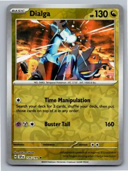 DIALGA 135/191 RARE SURGING SPARKS POKEMON REVERSE HOLO NM - Image 1